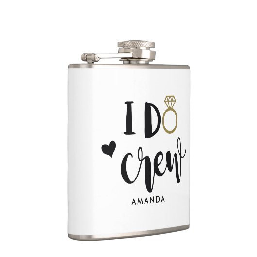 Bridesmaid I Do Creative Black and White Heupfles (Rechts)