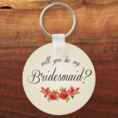 Bridesmaid Invitation Sleutelhanger (Voorkant)