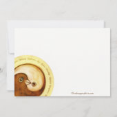 BRIDESMAID INVITE Gold-schijven, aanpasbaar Kaart (Achterkant)