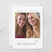 Bridesmaid-kaartje Kaart (Voorkant)