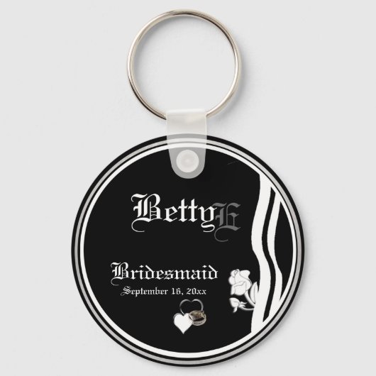 Bridesmaid Keepomwille Sleutelhanger (Voorkant)