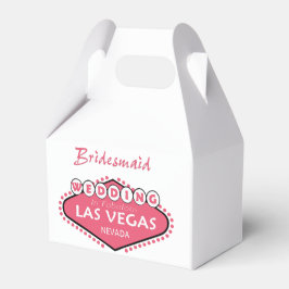 BRIDESMAID LAS VEGAS GABLE FAVOR BOX BEDANKDOOSJES