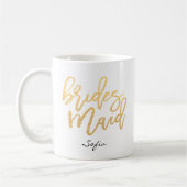Bridesmaid Lettering Custom Koffiemok (Links)