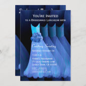 Bridesmaid Luncheon Blue Dresses V11 Kaart (Voorkant / Achterkant)