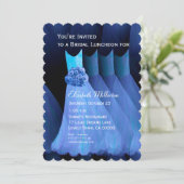 Bridesmaid Luncheon Brunch Blue Dresses V02 Kaart (Staand voorkant)
