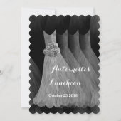 Bridesmaid Luncheon Brunch Silver Dresses V07 Kaart (Achterkant)