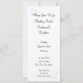 Bridesmaid Luncheon - Gowns Kaart (Achterkant)