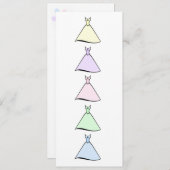 Bridesmaid Luncheon - Gowns Kaart (Voorkant / Achterkant)