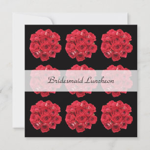 Bridesmaid Luncheon Invitation - Bruids Rozen Kaart
