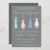 Bridesmaid Luncheon Kaart (Voorkant / Achterkant)