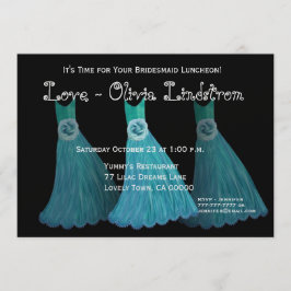 Bridesmaid Luncheon of Brunch Blue Dresses Kaart