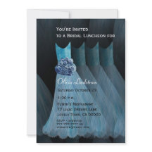 Bridesmaid Luncheon of Brunch Blue Dresses