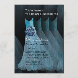 Bridesmaid Luncheon of Brunch Blue Dresses Kaart