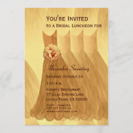 Bridesmaid Luncheon of Brunch Gold Dresses V08 Kaart