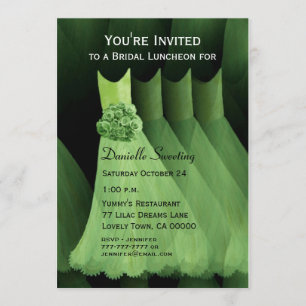 Bridesmaid Luncheon of Brunch Green Dresses V03 Kaart