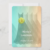 Bridesmaid Luncheon of Brunch Green Gold V01 Kaart (Achterkant)