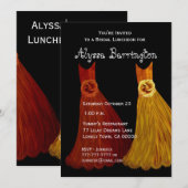 Bridesmaid Luncheon of Brunch Herfst Dresses S001 Kaart (Voorkant / Achterkant)