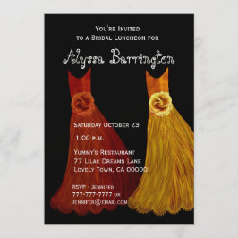 Bridesmaid Luncheon of Brunch Herfst Dresses S001 Kaart