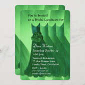 Bridesmaid Luncheon of Brunch Kelly Green V02L Kaart (Voorkant / Achterkant)