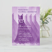 Bridesmaid Luncheon of Brunch Paarse jurken Kaart (Staand voorkant)