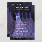 Bridesmaid Luncheon of Brunch Paarse jurken V01 Kaart (Voorkant / Achterkant)