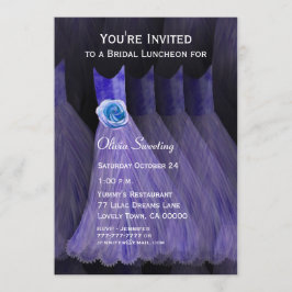Bridesmaid Luncheon of Brunch Paarse jurken V01 Kaart