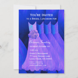 Bridesmaid Luncheon of Brunch Paarse jurken V06 Kaart