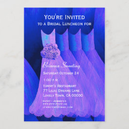 Bridesmaid Luncheon of Brunch Paarse jurken V06 Kaart