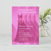 Bridesmaid Luncheon of Brunch Pink Dresses V07 Kaart (Staand voorkant)
