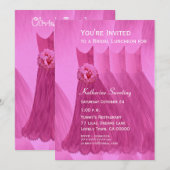 Bridesmaid Luncheon of Brunch Pink Dresses V07 Kaart (Voorkant / Achterkant)