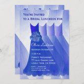 Bridesmaid Luncheon of Brunch Royal Blue-jurken Kaart (Voorkant / Achterkant)