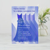 Bridesmaid Luncheon of Brunch Royal Blue-jurken Kaart (Staand voorkant)