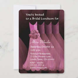 Bridesmaid Luncheon of Brunch Roze jurken V01G Kaart