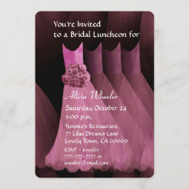 Bridesmaid Luncheon of Brunch Roze jurken V01G Kaart