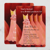 Bridesmaid Luncheon of Brunch Salmon Dresses V01F Kaart (Voorkant / Achterkant)