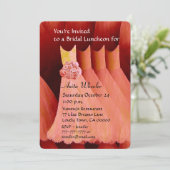 Bridesmaid Luncheon of Brunch Salmon Dresses V01F Kaart (Staand voorkant)