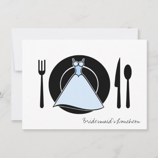 Bridesmaid Luncheon - Serving Set Kaart (Voorkant)