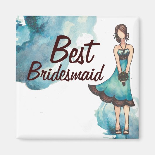 Bridesmaid Magneet (Voorkant)