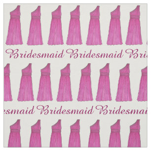 Bridesmaid Maid of Honor Dress Bridal Party Gown Stof