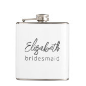 Bridesmaid Modern Minimalist Script Bachelorette Heupfles (Voorkant)