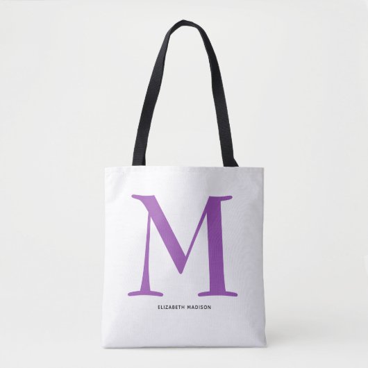 Bridesmaid Modern Minimalist Script Bachelorette Tote Bag (Voorkant)