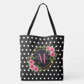 Bridesmaid | Modern minimalistisch script Bachelor Tote Bag (Achterkant)