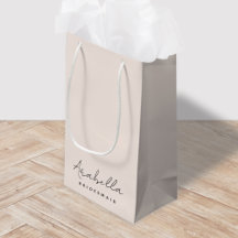 Bridesmaid | Modern minimalistisch script Blush Pi