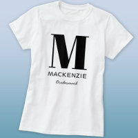 Bridesmaid Monogram Naam