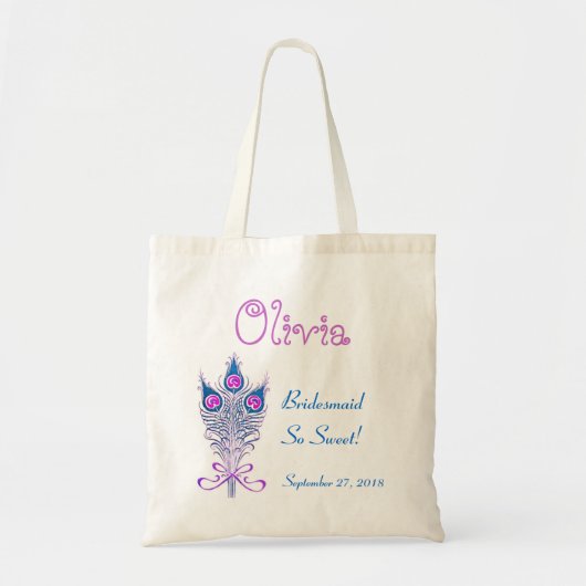BRIDESMAID OF ENIG BROODKOPVREEMD TOTE BAG (Voorkant)