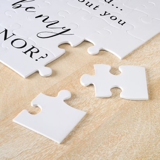 Bridesmaid of Maid of Honor proposal Legpuzzel (Zijkant)