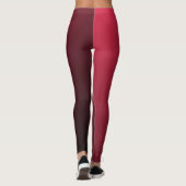 Bridesmaid Ombre Burgundy Leggings (Achterkant)