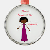 Bridesmaid Ornament (A2) voor bruiloft (Voorkant)