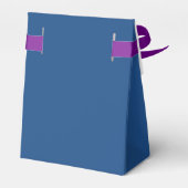Bridesmaid Paars Polka Dot Bedankdoosjes (Achterkant)