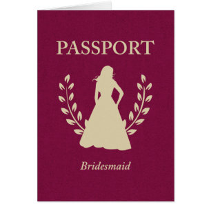 Bridesmaid Passport
